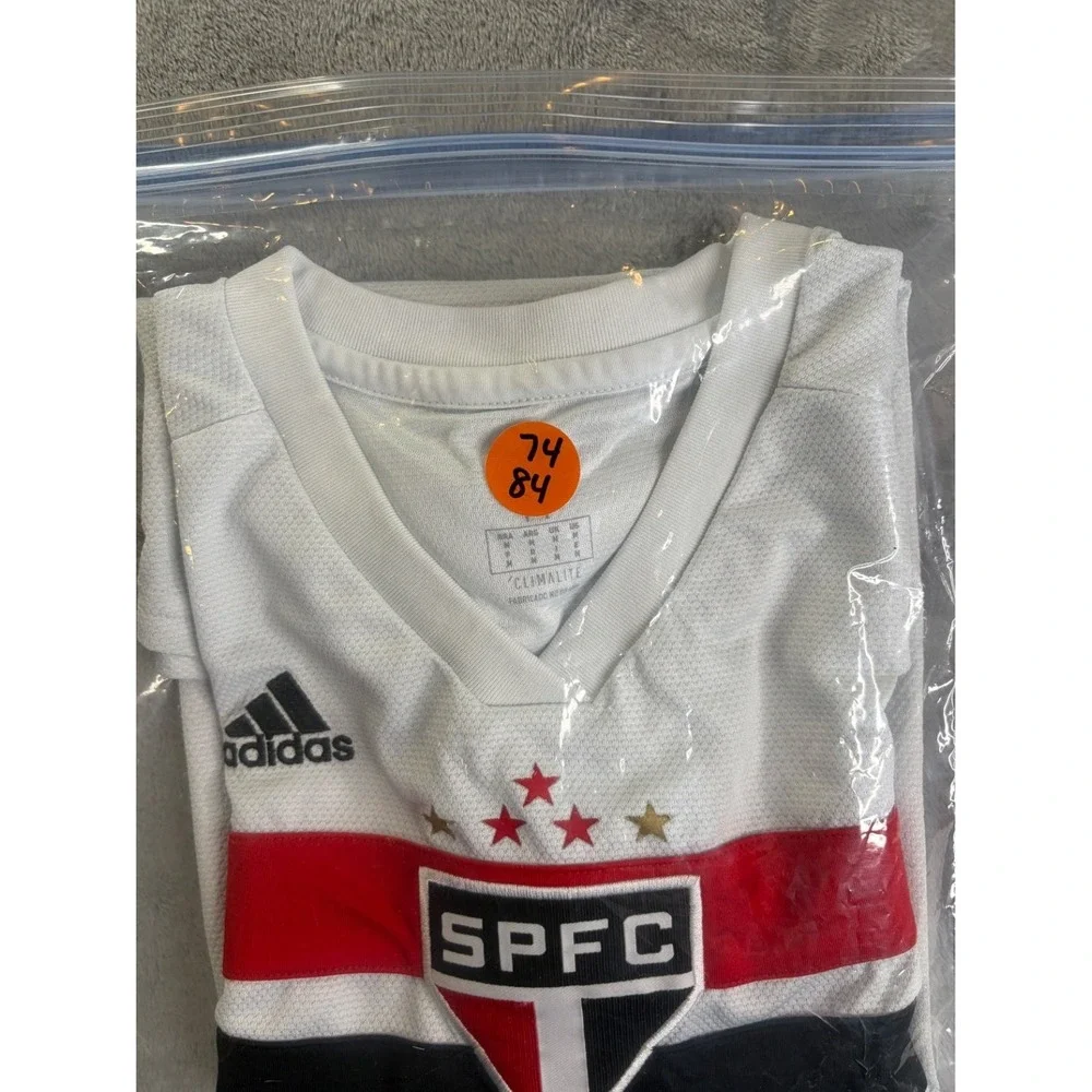 adidas Soccer Jersey São Paulo FC 2019-20 Home Dani Alves #10 Mens M White